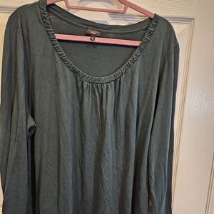 Talbots Women's Plus Size 3X long sleeve T-Shirt